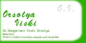 orsolya viski business card